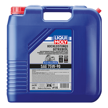 High Performance Gear Oil (GL4+) SAE 75W-90 Full Synthetic - LIQUI MOLY | Universal Auto Spares