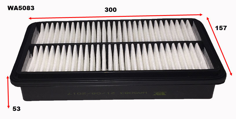 Air Filter A1571 Fits Kia WA5083 - Wesfil