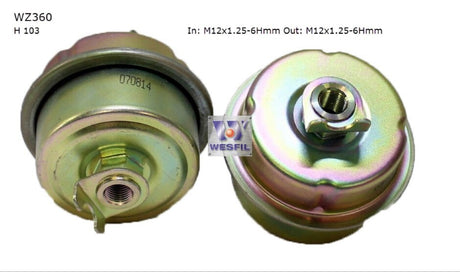 EFI Fuel Filter Z360 Fits Honda/Rover WZ360 - Wesfil