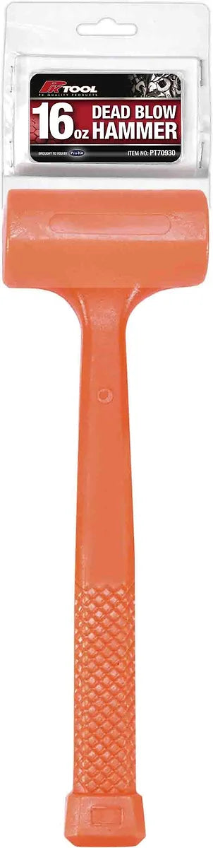 450g (16oz) Dead Blow Hammer Anti-Shock Grip - PKTool
