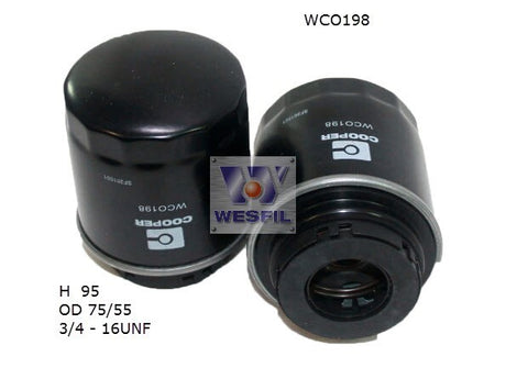 Oil Filter Z794 Fits VW WCO198 - Wesfil