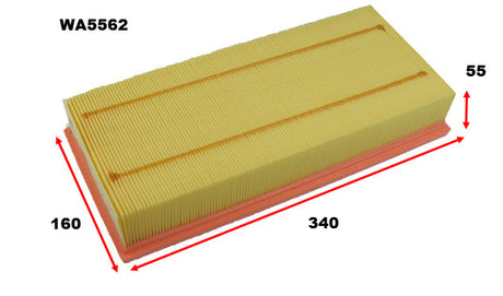 Air Filter Fits Landrover WA5562 - Wesfil