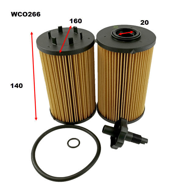 Oil Filter R2903P Fits Hino WCO266 - Wesfil