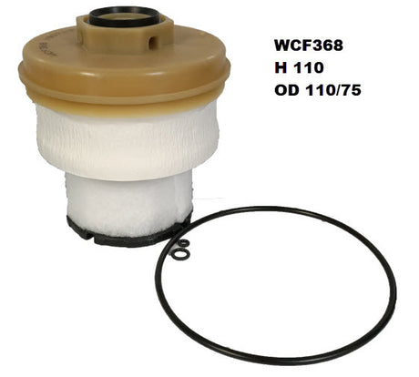 Diesel Fuel Filter R2893P Fits Hino WCF368 - Wesfil