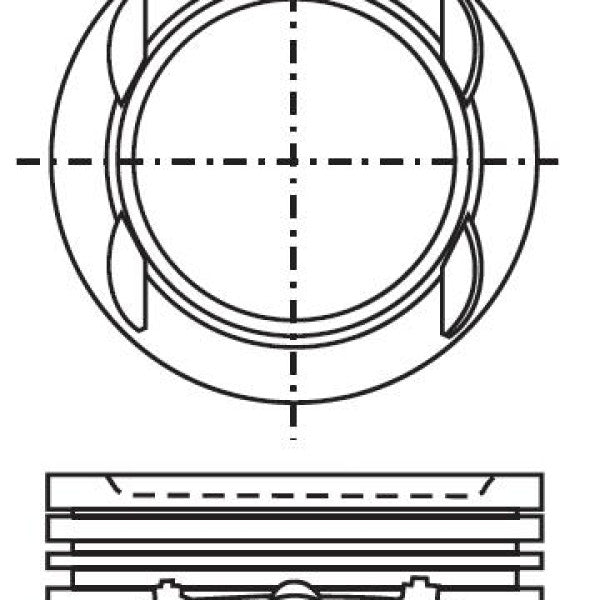 Piston & Pin Set DAEWOO A16DMS DOHC 16V 4P1278-0.50 - NASON