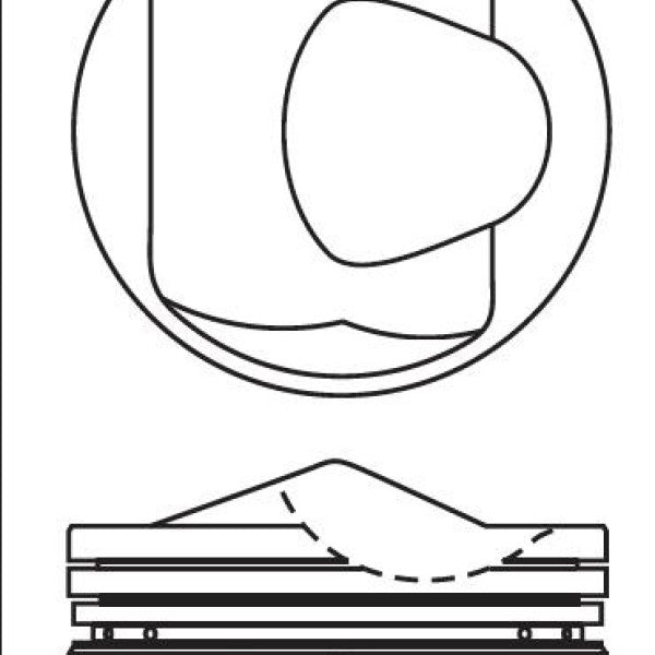 Piston & Pin Set MITSUBISHI 4G93 6/1996 ON 4P1432-0.50 - NASON