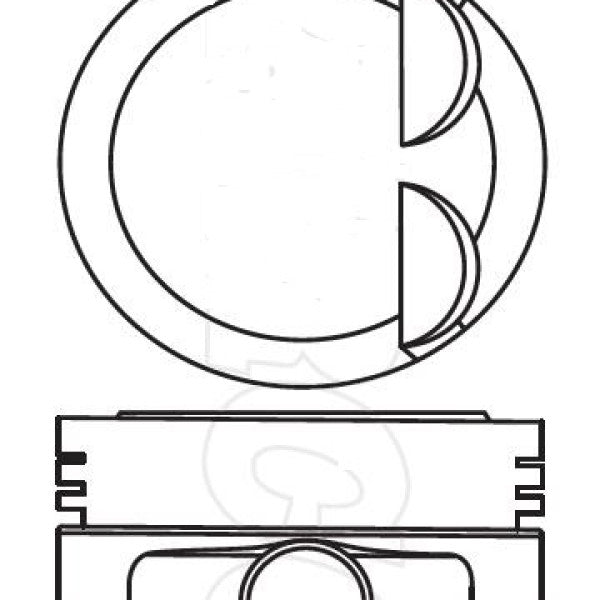 Piston & Pin Set HYUNDAI G4FK DOHC 16V 4P1464-1.00 - NASON