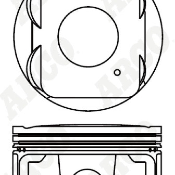 Piston & Pin Set TOYOTA 2TR-FE DOHC 16V 4P1514-1.00 - NASON