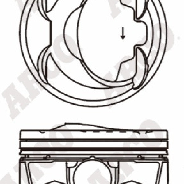 Piston & Ring Set HYUNDAI G4KJ DOHC 16V 4PR1511-STD - NASON
