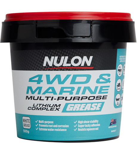 4WD and Marine Multi-Purpose Lithium Complex Grease - Nulon 500G