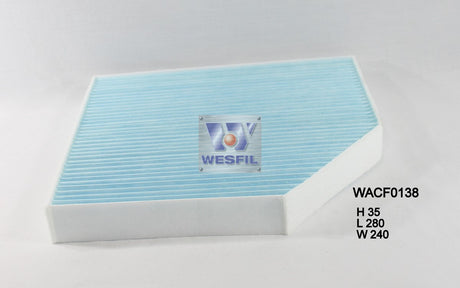 Cabin Filter RCA192P Fits Audi WACF0138 - Wesfil