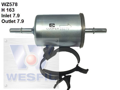 EFI Fuel Filter Z578 Fits Holden WZ578 - Wesfil