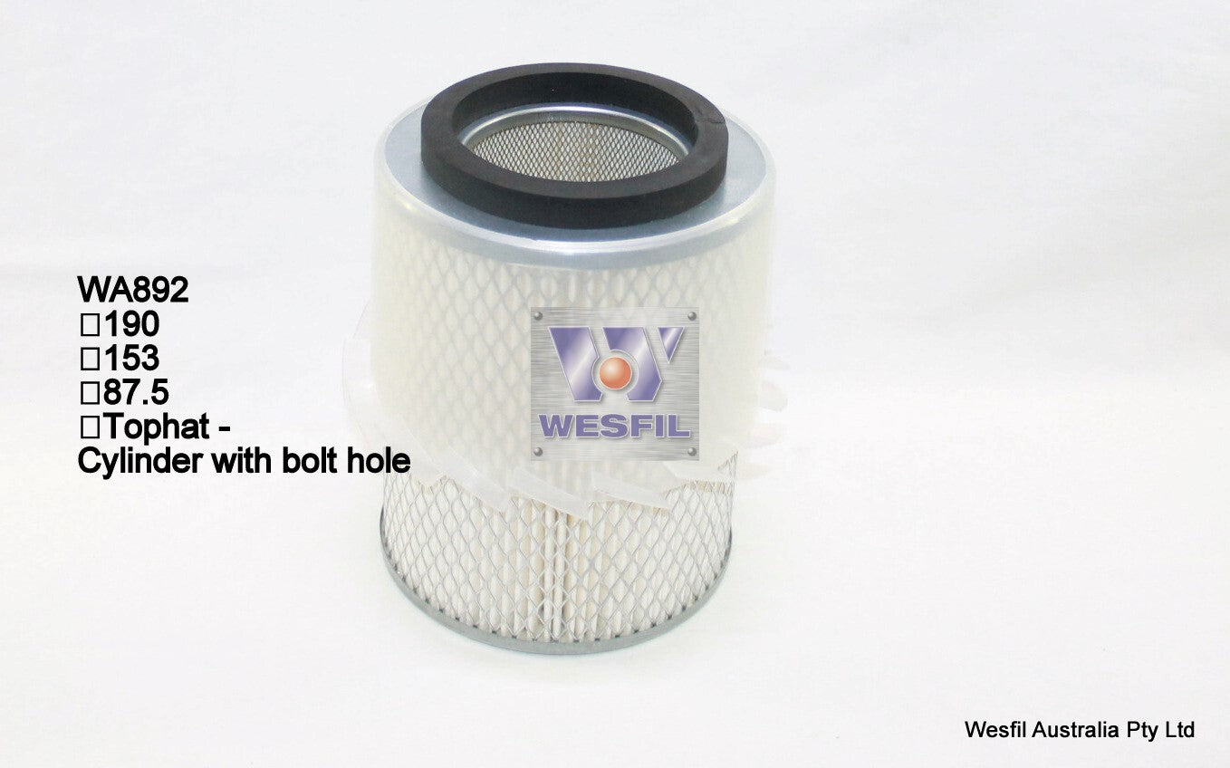 Air Filter HDA5839 Fits Mitsubishi WA892 - Wesfil