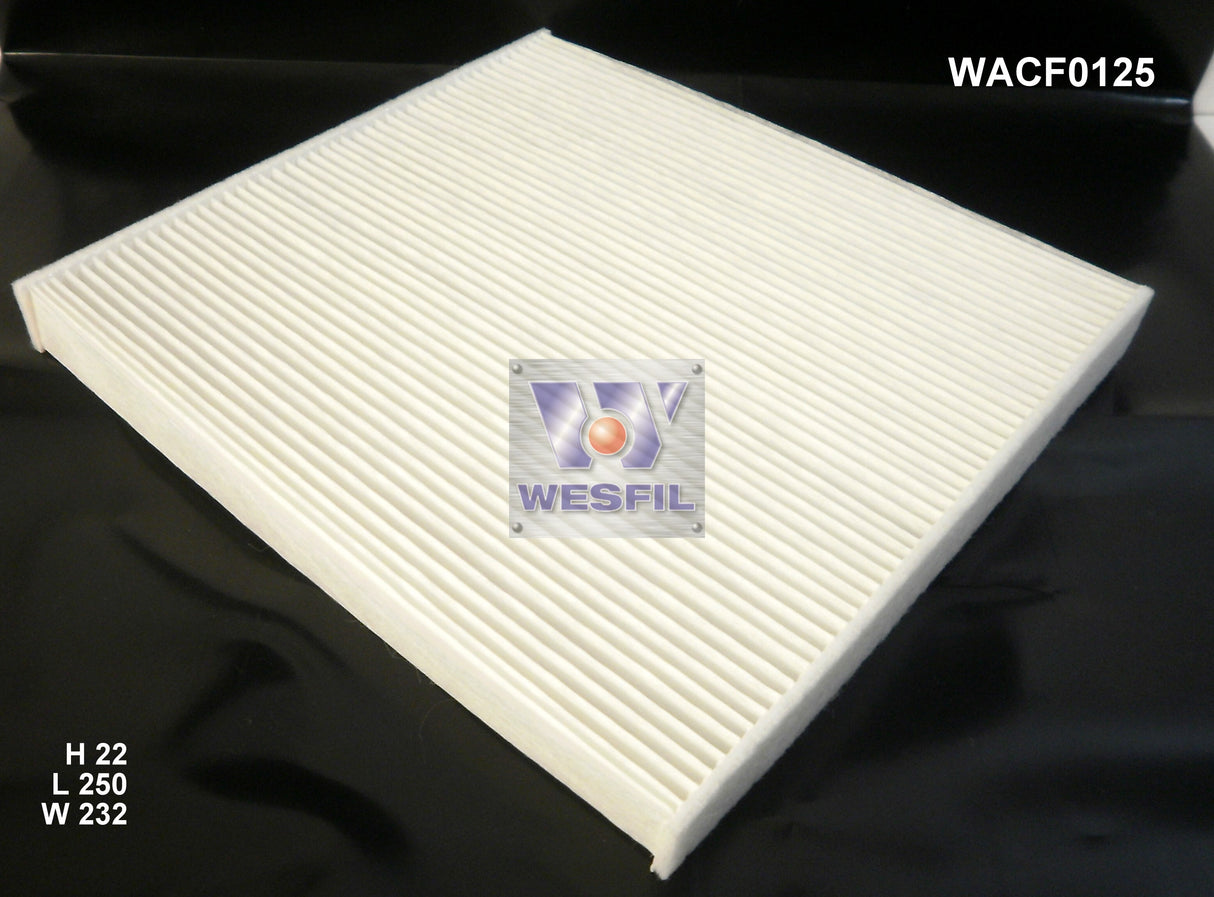 Cabin Filter RCA219P Fits Fiat WACF0125 - Wesfil
