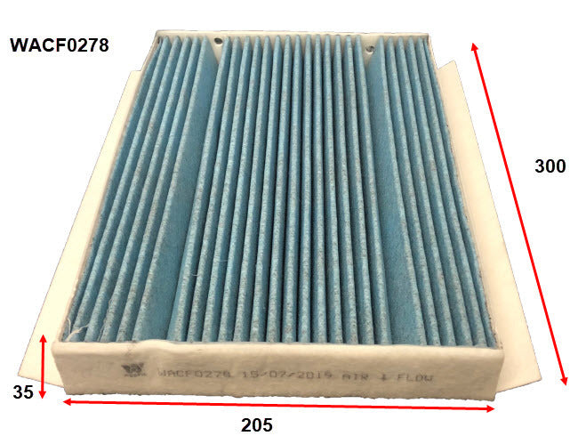 Cabin Filter Fits Mercedes WACF0278 - Wesfil