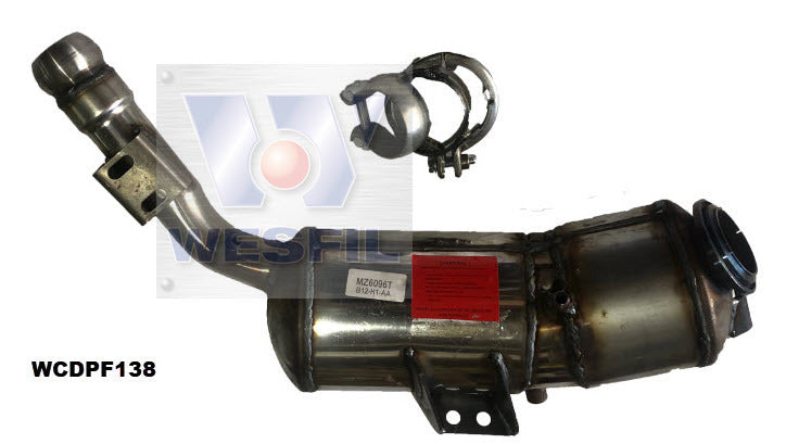 Diesel Particulate Filter (DPF) RPF346 Fits VW WCDPF91 - Wesfil