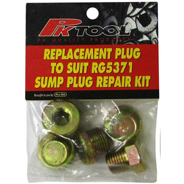 5 Pieces Plug Replacement For Sump Plug Thread Repair RG5371 - PKTool
