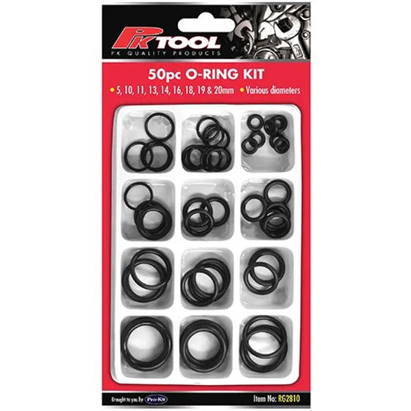 50 Piece O-Ring Kit - PKTool
