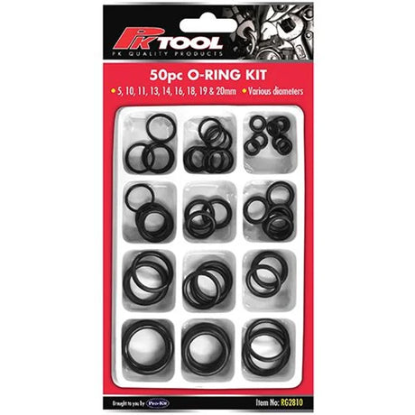 50 Piece O-Ring Kit - PKTool