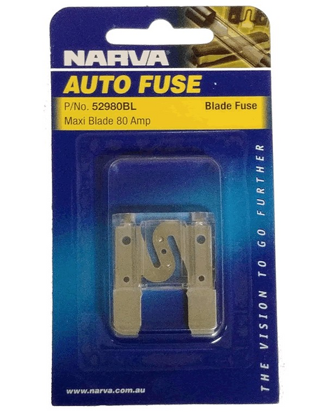Maxi Blade Fuse 80A 1 Piece - Narva