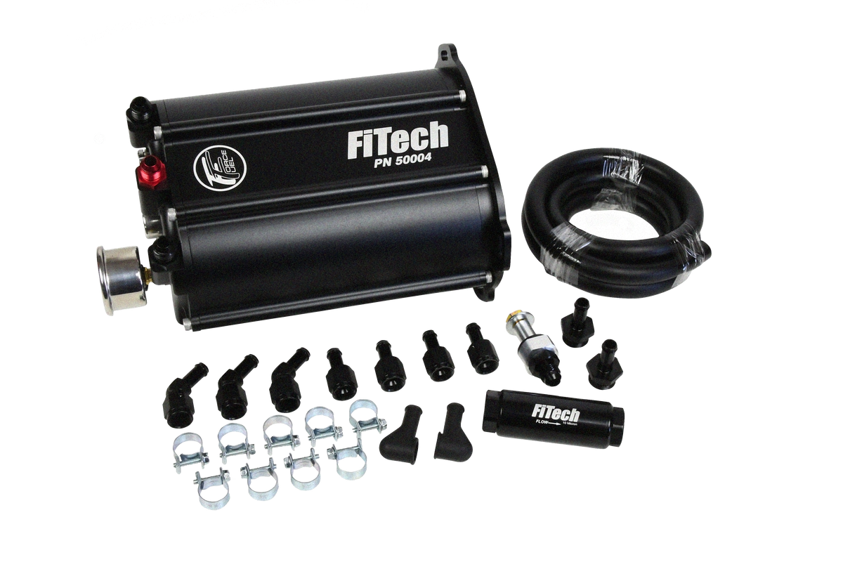 GO Fuel Force Fuel Surge Tank With Internal 340LPH Pump FI50004 - FiTech - Electric Fuel Pumps - FiTech