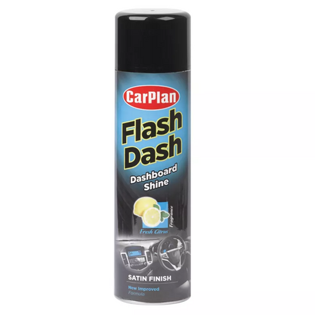 Flash Dash Citrus Dashboard Polish Shine - CarPlan | Universal Auto Spares