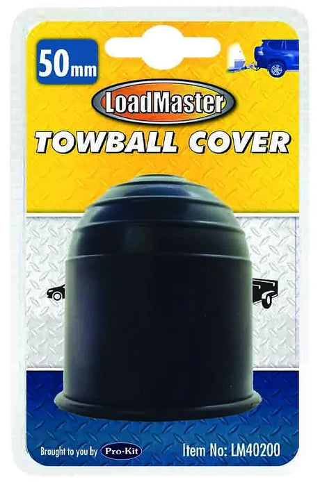 50mm Towball Single Black Cover - LoadMaster