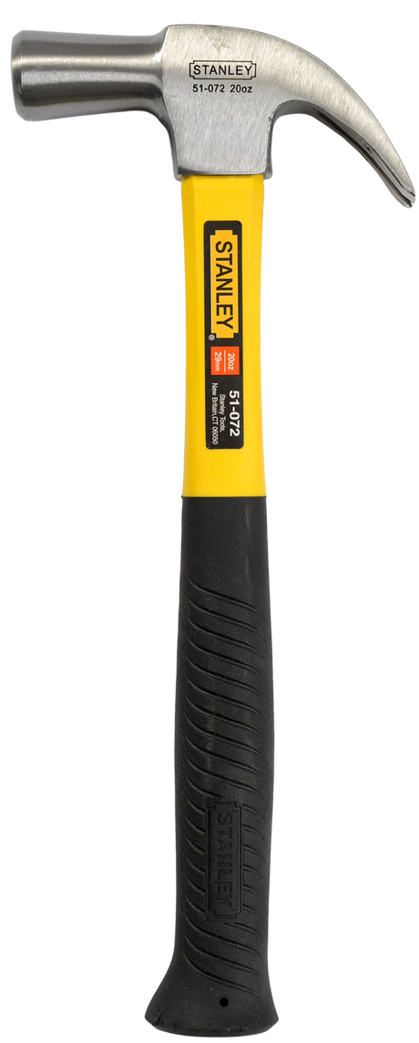 Hammer Claw 20oz (565g) 14" Fibreglass Handle - Stanley