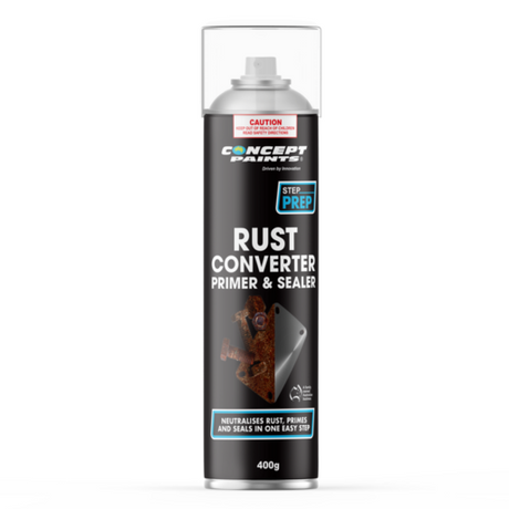 Rust Converter Primer & Sealer Aerosol 400g - Concept Paints