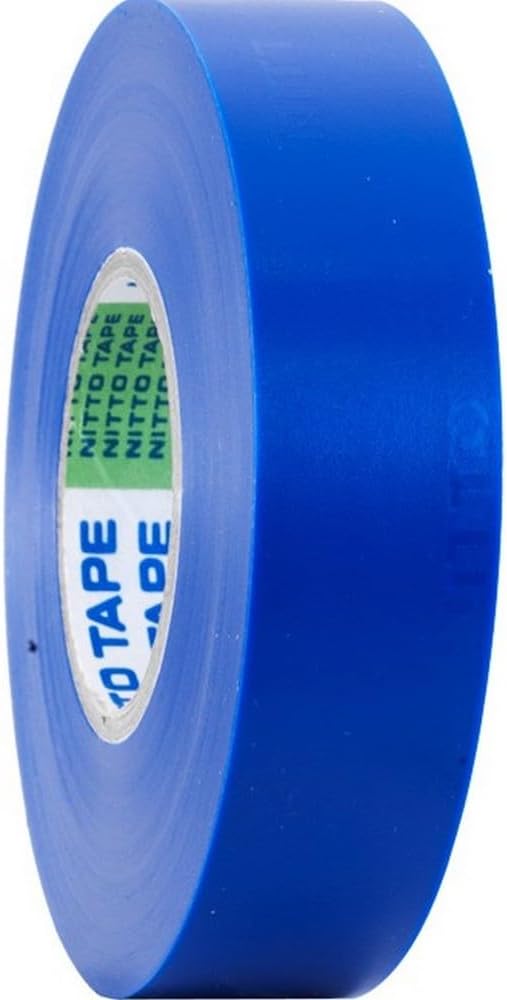 PVC Electrical Tape 18mm x 20m Blue 10 Rolls - NITTO