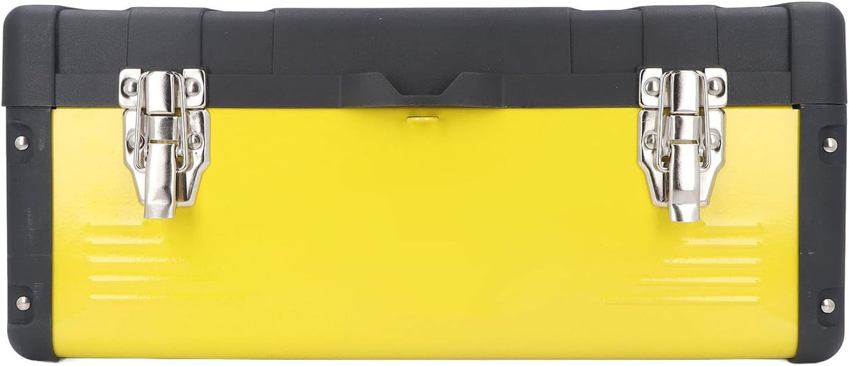 Large Portable Toolbox Iron Storage Box 405 x 190 x 185mm - DAGUAN