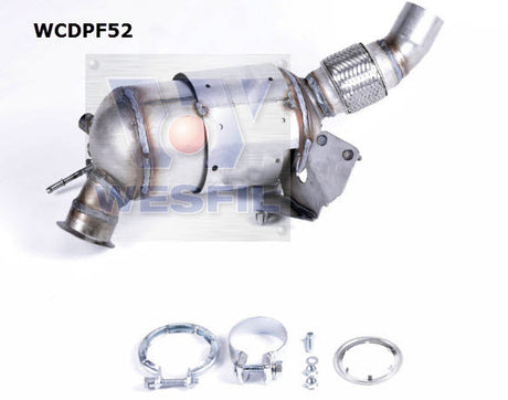 Diesel Particulate Filter (DPF) RPF267 Fits BMW WCDPF52 - Wesfil