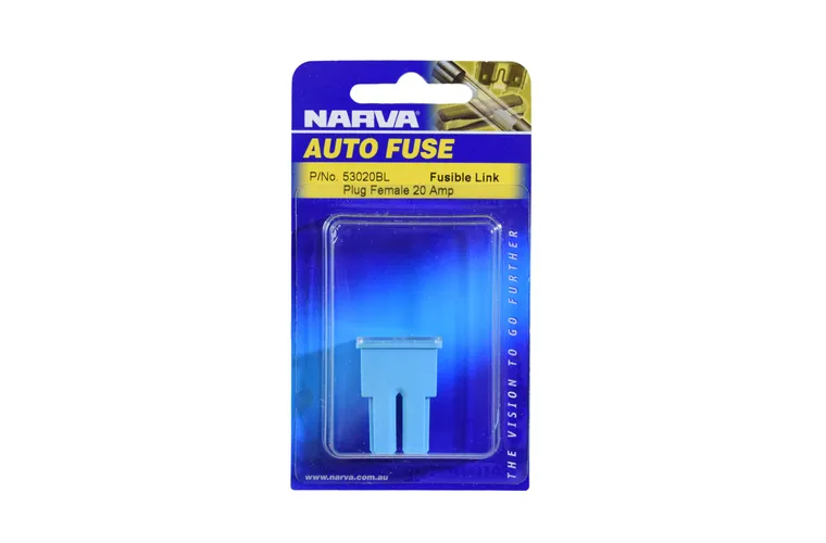 Fusible Link Female 20A Blue 1 Piece - Narva