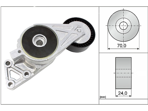 Belt Tensioner V-Ribbed Belt 533007630 - INA