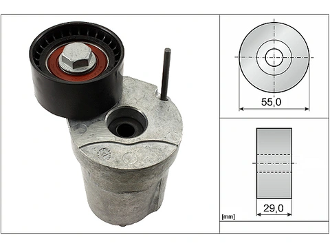Belt Tensioner V-Ribbed Belt 534032010 - INA