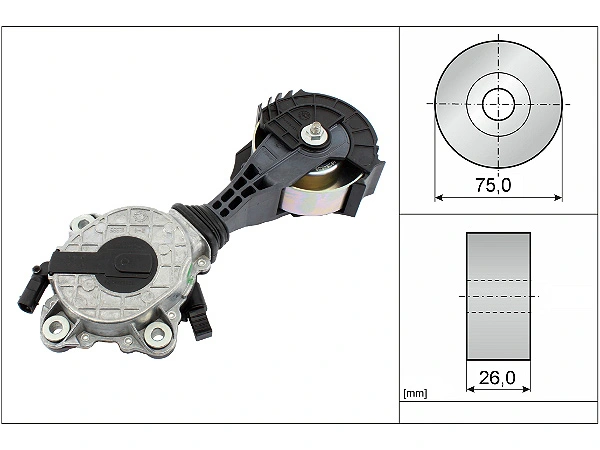 Belt Tensioner V-Ribbed Belt 534042510 - INA
