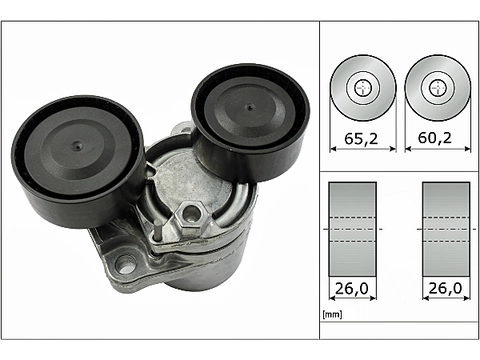 Belt Tensioner V-Ribbed Belt 534050510 - INA