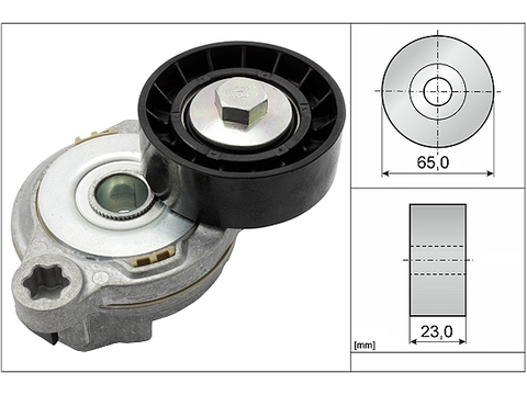 Belt Tensioner V-Ribbed Belt 534060510 - INA
