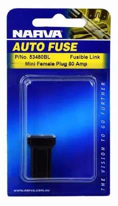 Fusible Link Mini Female Plug In 80AMP 1 Piece - Narva