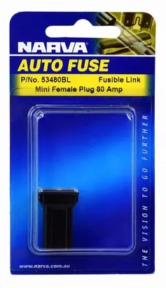 Fusible Link Mini Female Plug In 80AMP 1 Piece - Narva | Universal Auto Spares