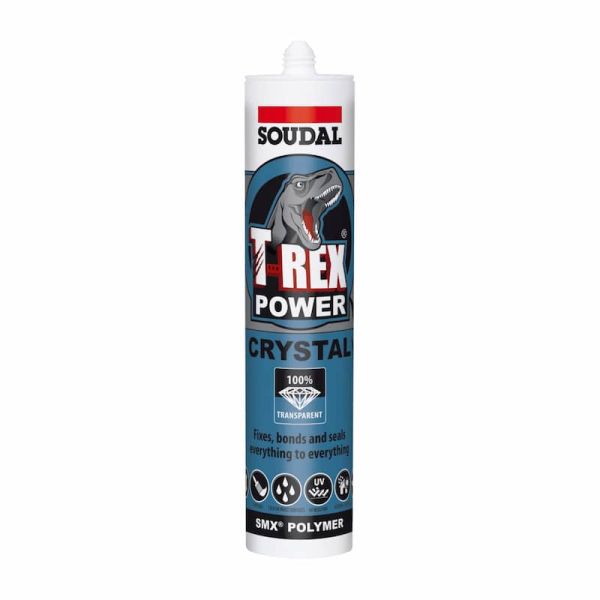 T-Rex Power Crystal Clear 290mL - Soudal