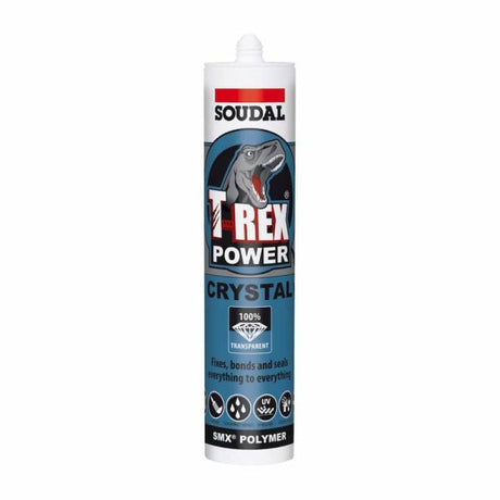 T-Rex Power Crystal Clear 290mL - Soudal