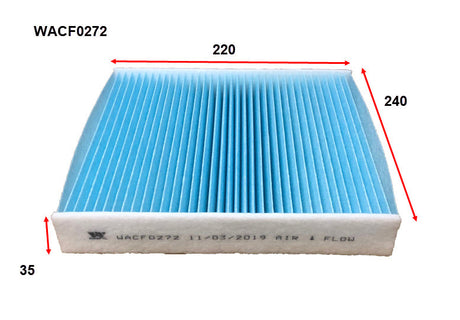 Cabin Filter Fits Holden WACF0272 - Wesfil
