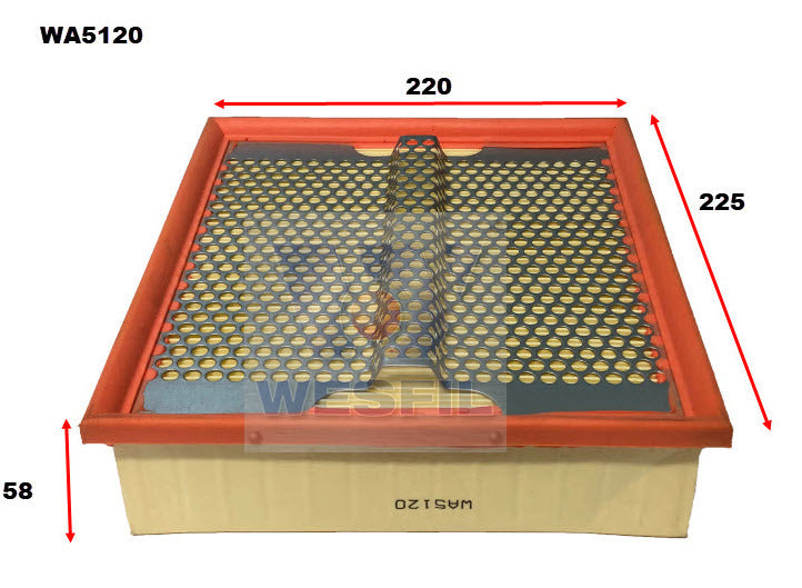Air Filter Fits Mercedes WA5120 - Wesfil