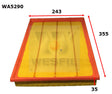 Air Filter A1790 Fits BMW WA5290 - Wesfil