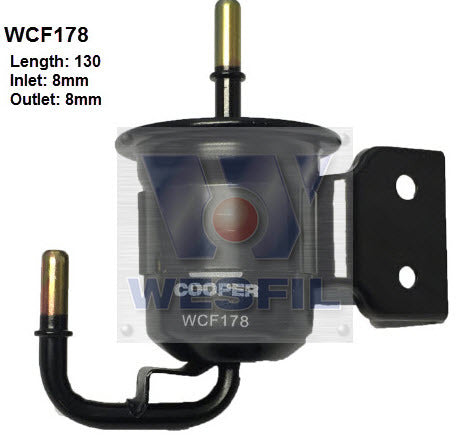 EFI Fuel Filter Z780 Fits Toyota WCF178 - Wesfil