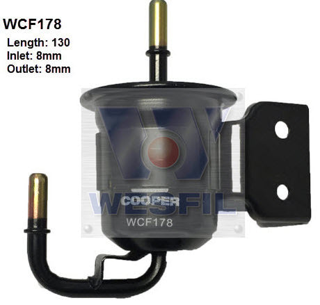 EFI Fuel Filter Z780 Fits Toyota WCF178 - Wesfil