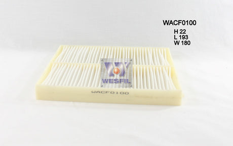 Cabin Filter RCA244P Fits Suzuki WACF0100 - Wesfil