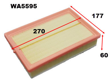 Air Filter Fits Volvo WA5595 - Wesfil