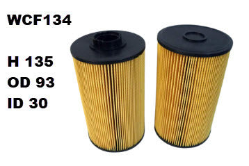 Diesel Fuel Filter Fits Isuzu WCF134 - Wesfil